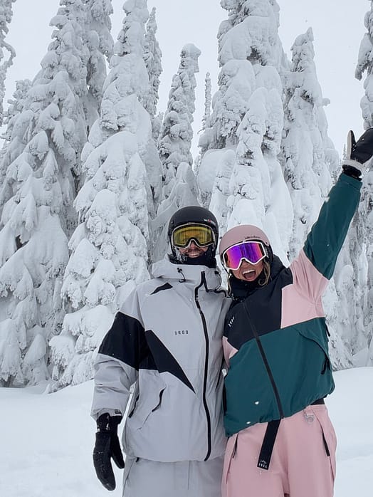 Kund @nicos_pow i Dope Big W Snowboardbyxa Dam Soft Pink