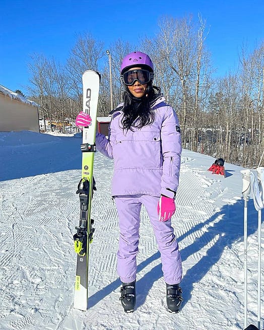 Kund @afaulkghidinelli i Dope Puffer W 2021 Skidjacka Dam Faded Violet