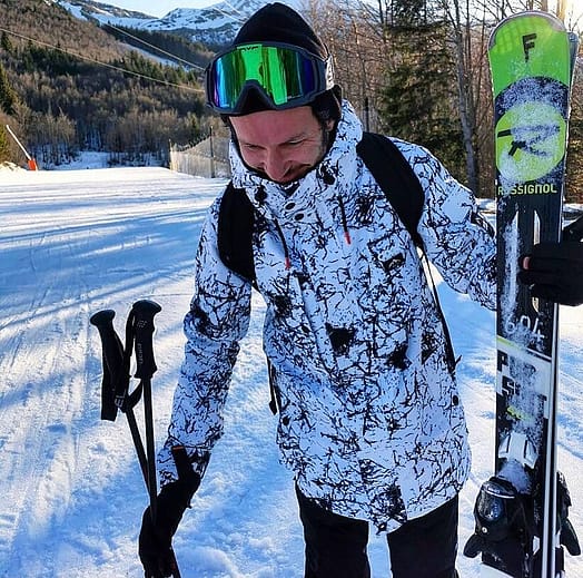 Kund @giacomopellegrino i Dope Blizzard Full Zip 2021 Snowboardjacka Herr Rock