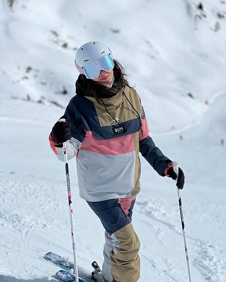 Kund @szlapamartyna i Dope Blizzard LE W Snowboardjacka Dam Limited Edition Patchwork Khaki