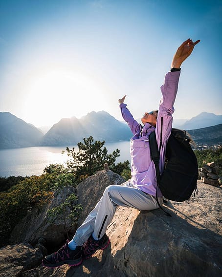 Kund @noe.grra i Dope Hiker Light W Outdoor Jacka Dam Faded Violet