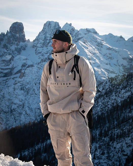 Kund @robinhauff i Dope Legacy Snowboardjacka Herr Sand