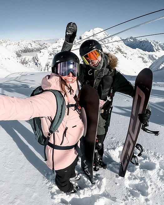 Kund @skvikskvik i Dope Akin W Snowboardjacka Dam Soft Pink