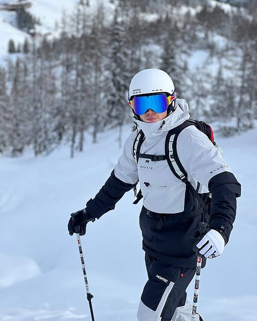 Kund @ziegla_js i Montec Dune Snowboardjacka Herr Light Grey/Black