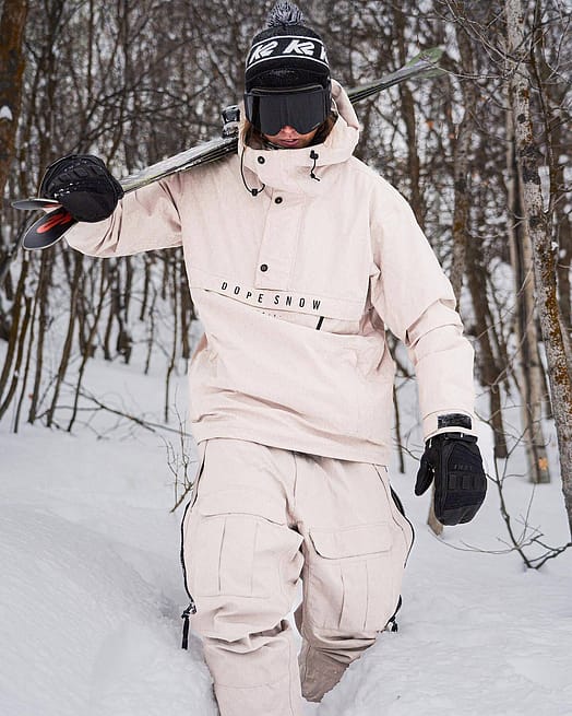 Kund @ethanherman i Dope Legacy Snowboardjacka Herr Sand