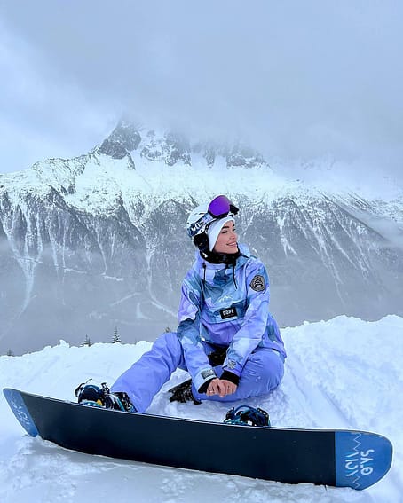 Kund @miss_anastassie i Dope Blizzard W Snowboardjacka Dam Blot Violet