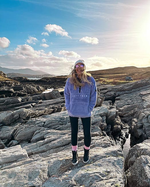 Kund @kemp.life i Dope Pile W 22 Fleecetröja Dam Faded Violet