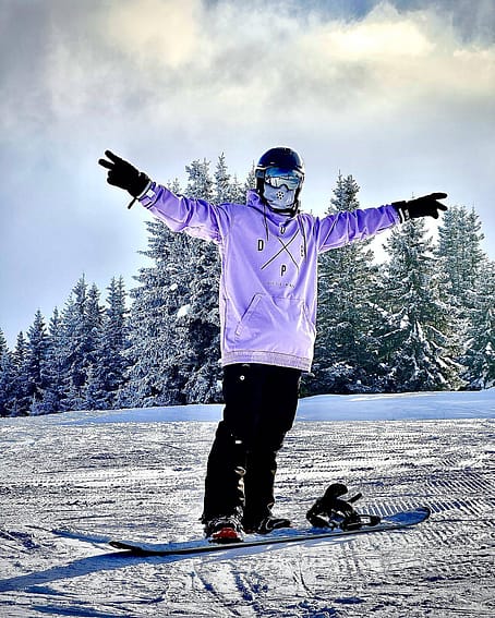 Kund @giannn_93 i Dope Yeti Snowboardjacka Herr 2X-Up Faded Violet