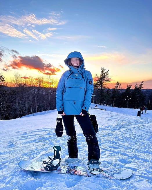 Kund @carly.kangas i Dope Akin W Snowboardjacka Dam Blue Steel