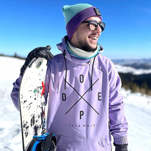Kund @ratabb i Dope Yeti Snowboardjacka Herr 2X-Up Faded Violet