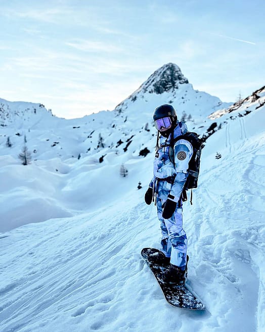 Kund @skvikskvik i Dope Blizzard W Snowboardjacka Dam Blot Violet