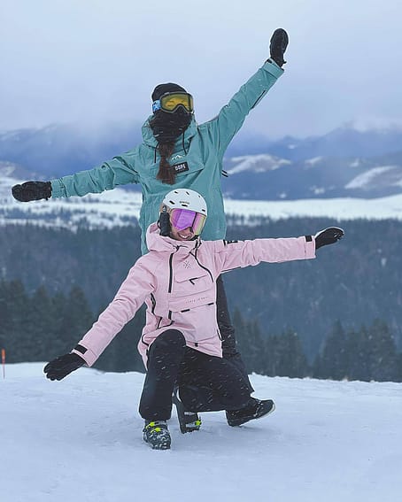 Kund @dn.ang i Dope Akin W Snowboardjacka Dam Soft Pink