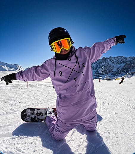 Kund @db._.10 i Dope Yeti Snowboardjacka Herr 2X-Up Faded Violet