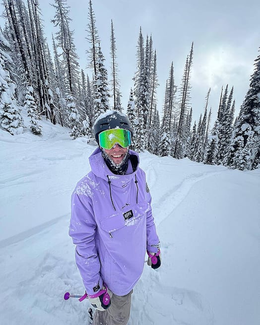 Kund @ytsteepsteep i Dope Blizzard Snowboardjacka Herr Faded Violet