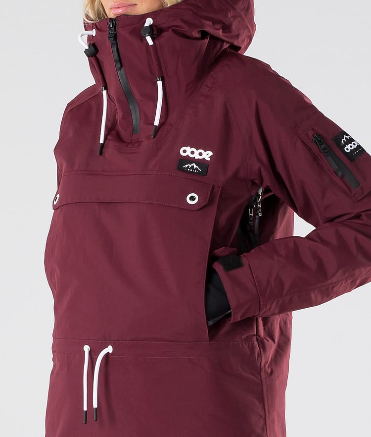 Dope Annok W 2019 Snowboardjacka Dam Burgundy, Bild 4 av 9