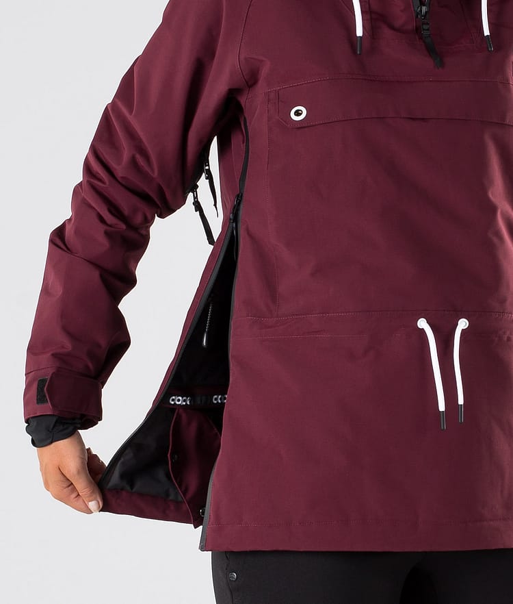 Dope Annok W 2019 Snowboardjacka Dam Burgundy, Bild 6 av 9