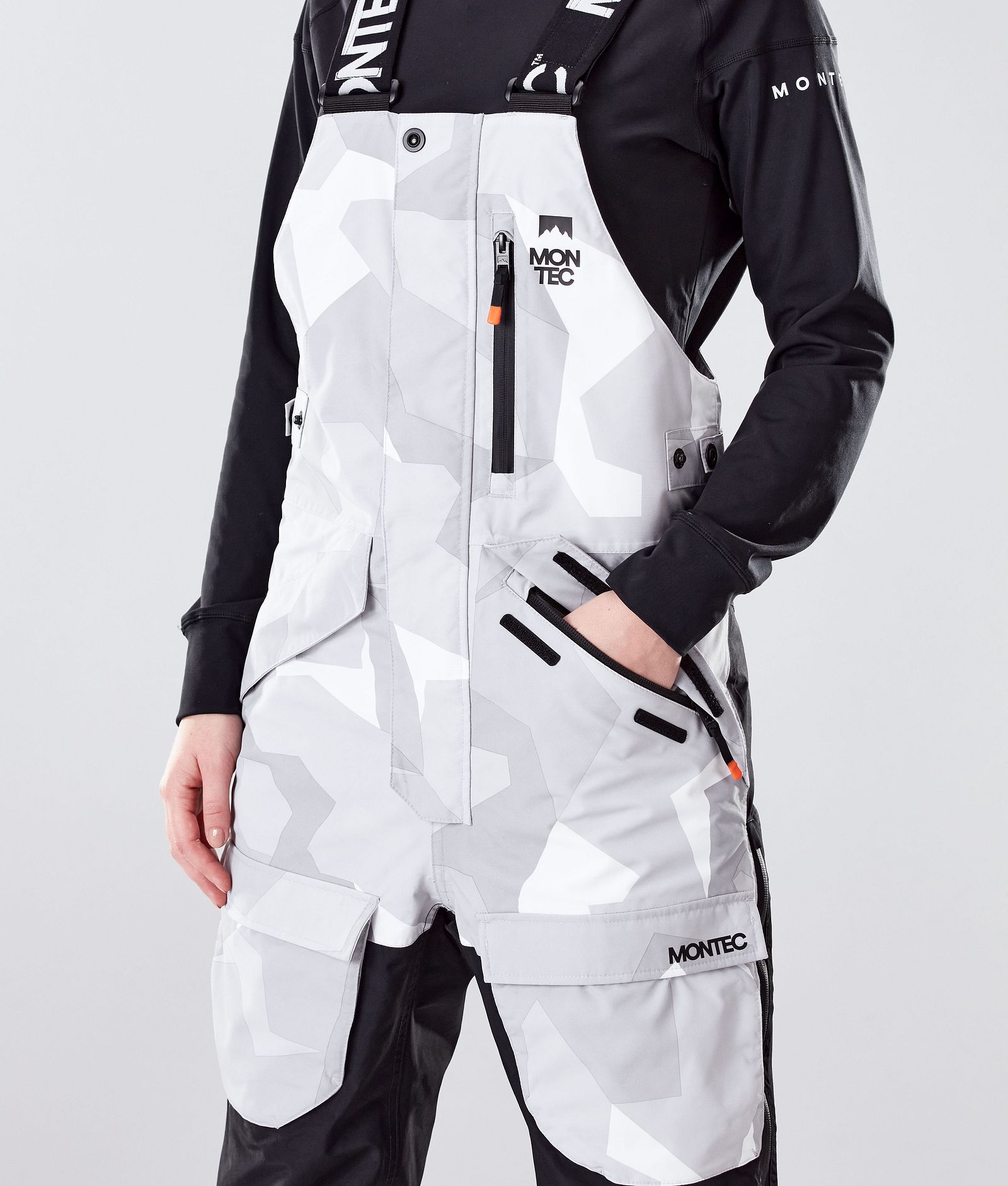 Montec Fawk W 2020 Skidbyxa Dam Snow Camo/Black, Bild 5 av 6