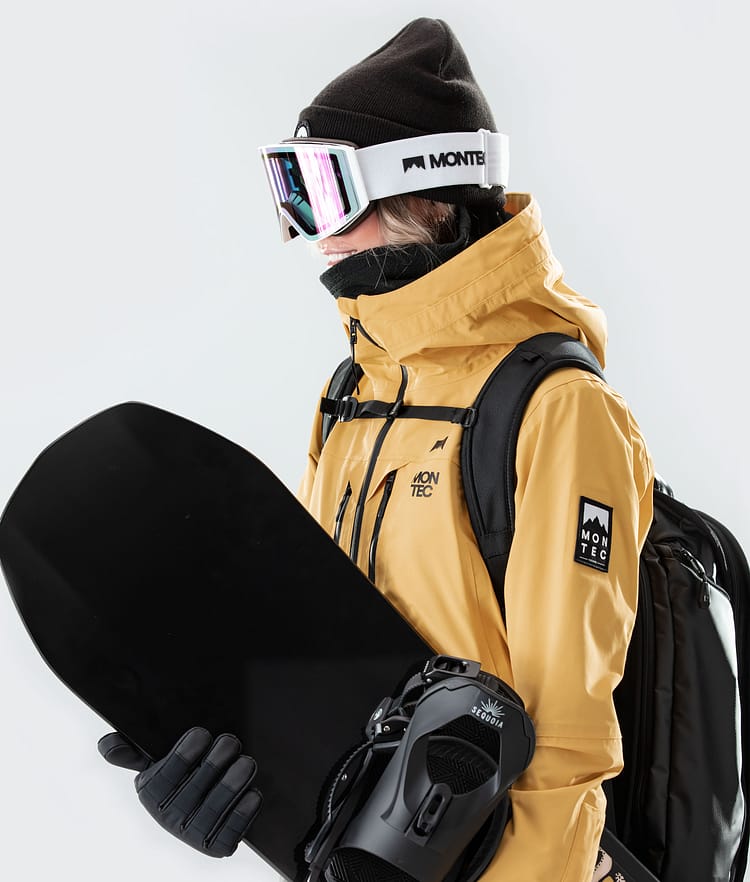 Montec Moss W 2020 Snowboardjacka Dam Yellow/Black, Bild 3 av 9