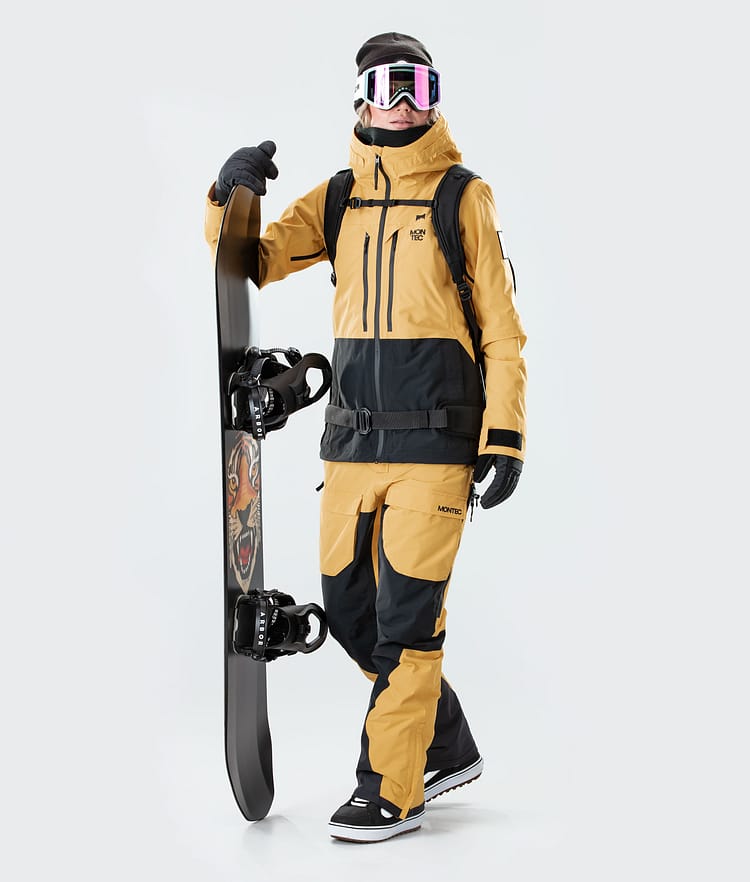 Montec Moss W 2020 Snowboardjacka Dam Yellow/Black, Bild 7 av 9