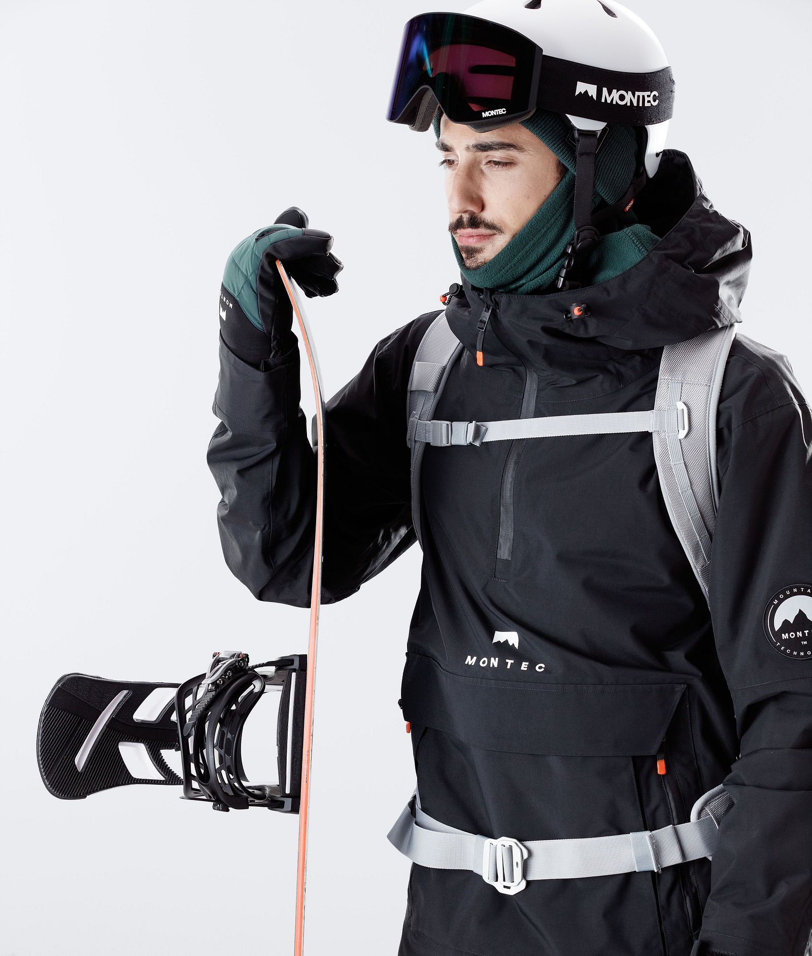 Montec Typhoon 2020 Snowboardjacka Herr Black, Bild 2 av 9