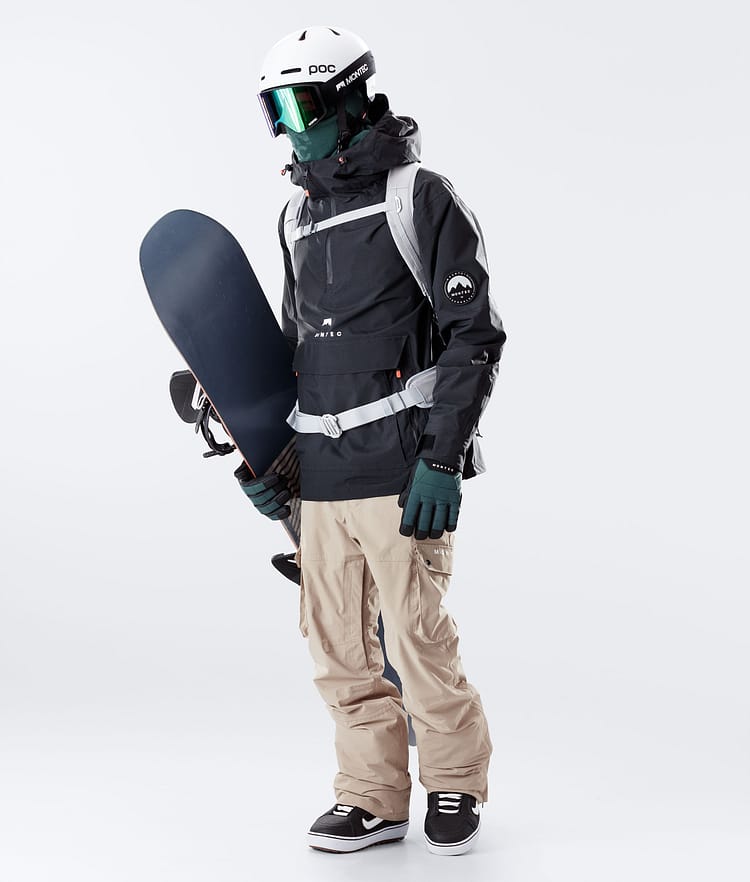 Montec Typhoon 2020 Snowboardjacka Herr Black, Bild 7 av 9