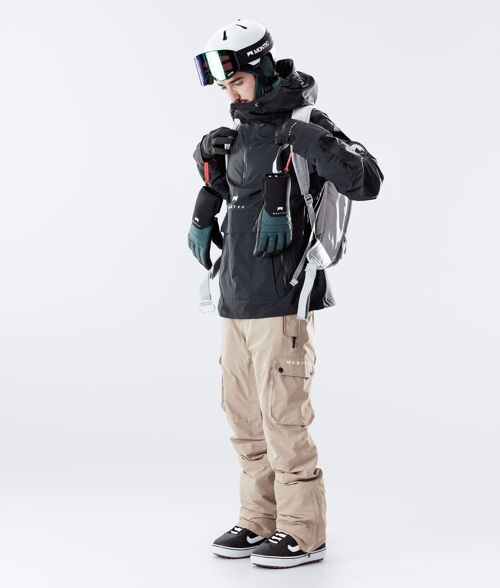 Montec Typhoon 2020 Snowboardjacka Herr Black, Bild 8 av 9