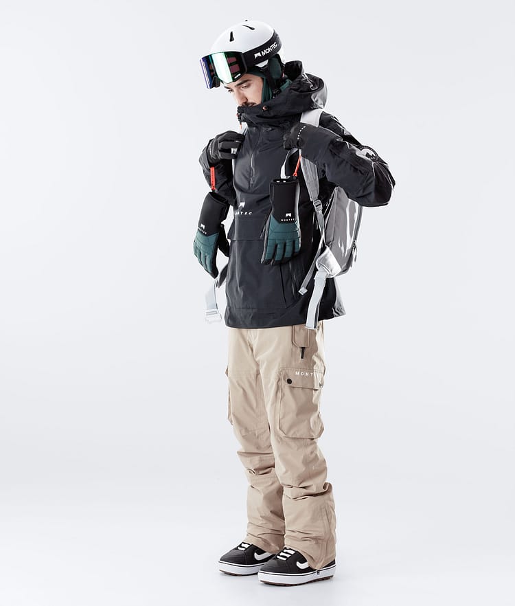 Montec Typhoon 2020 Snowboardjacka Herr Black, Bild 8 av 9