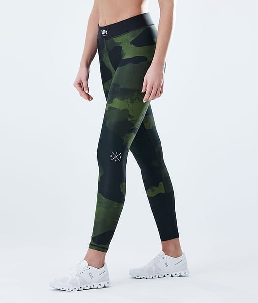 Dope Razor Leggings Dam Green Camo