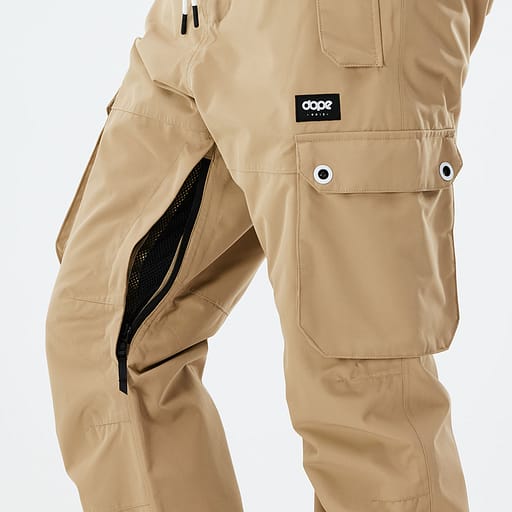 Ventilations dragkedjor med mesh på insidan Huvudproduktbild,