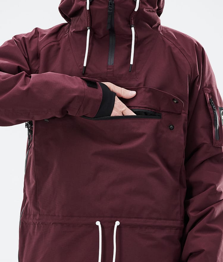 Dope Annok 21 Snowboardjacka Herr Burgundy, Image 10 of 10