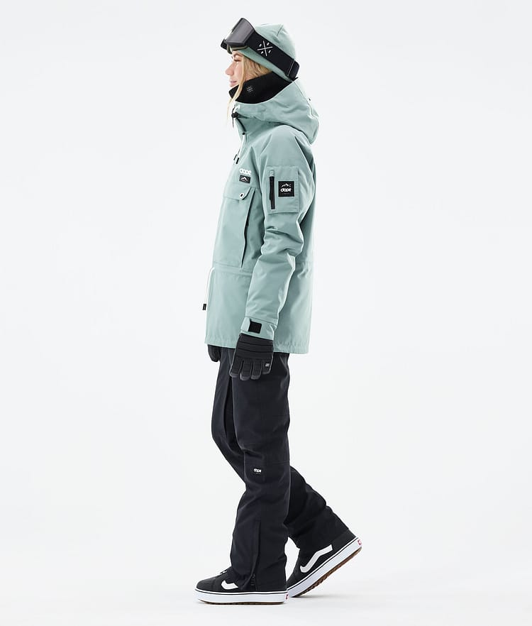 Dope Annok W 21 Snowboardjacka Dam Faded Green, Image 4 of 9