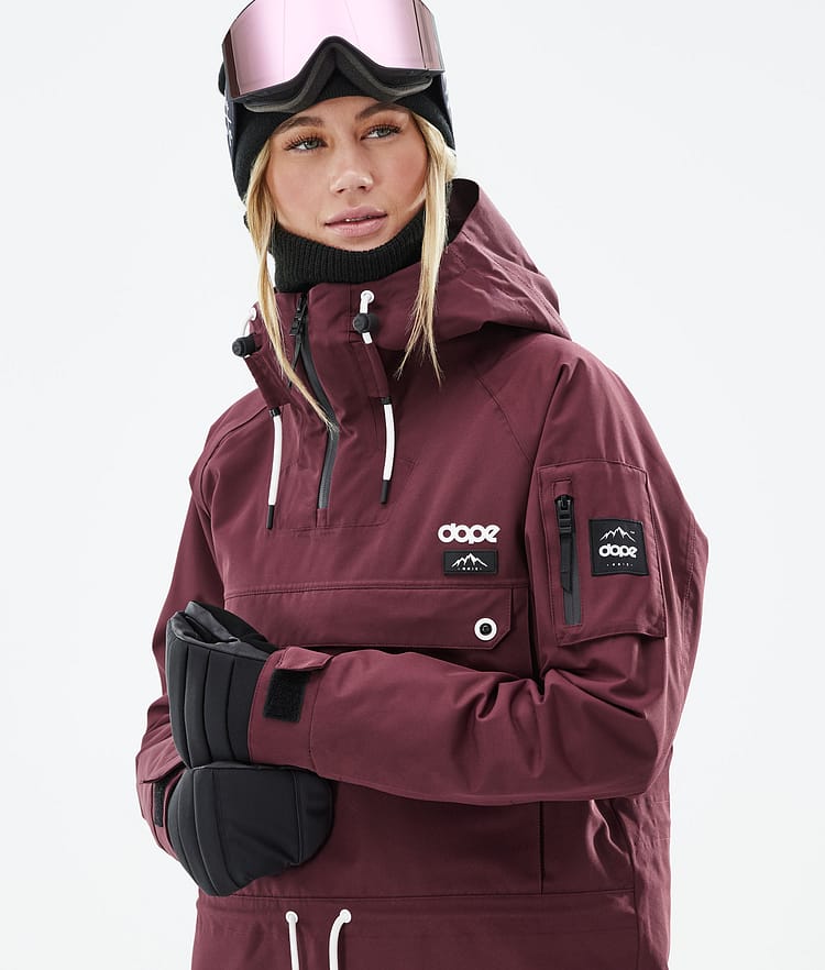 Dope Annok W 21 Snowboardjacka Dam Burgundy, Image 2 of 9