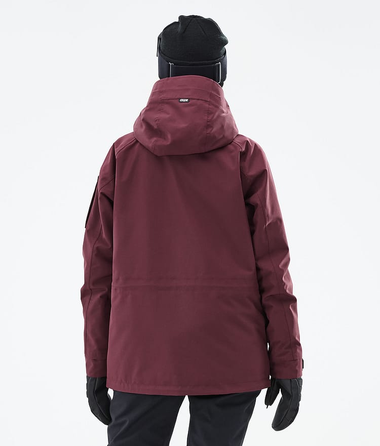 Dope Annok W 21 Snowboardjacka Dam Burgundy, Image 7 of 9