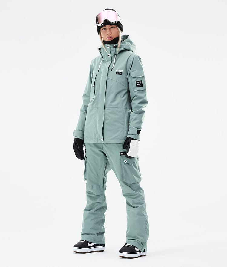 Dope Adept W 21 Snowboardjacka Dam Faded Green, Image 4 of 11