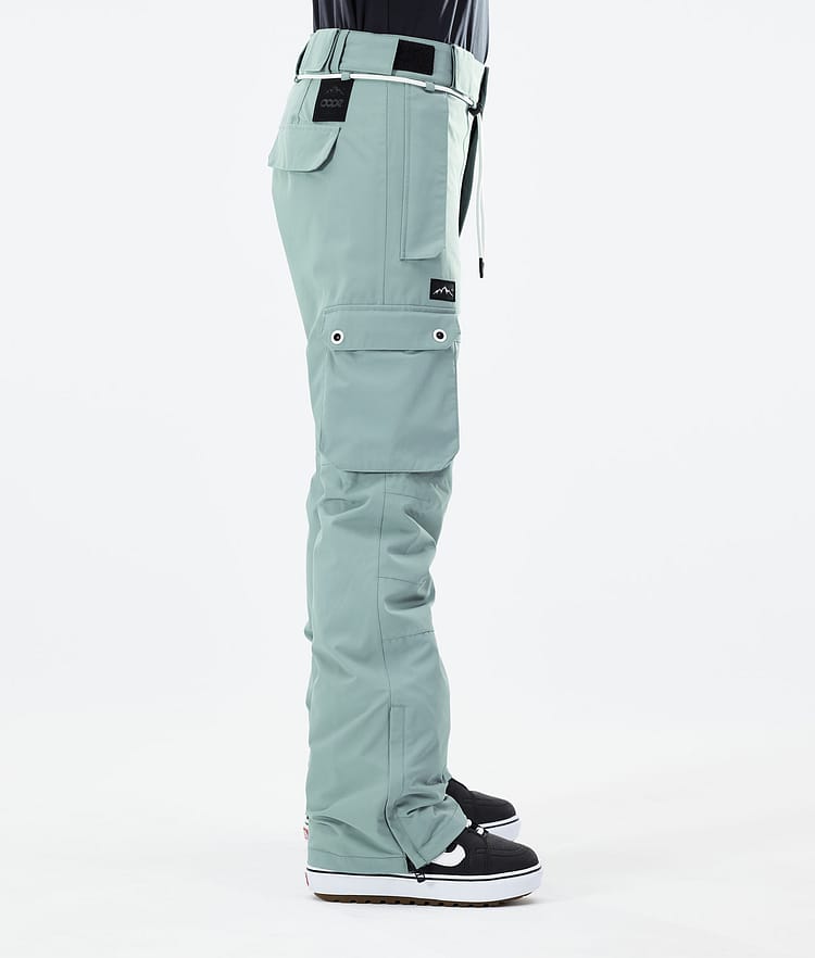 Dope Iconic W 21 Snowboardbyxa Dam Faded Green, Image 2 of 6