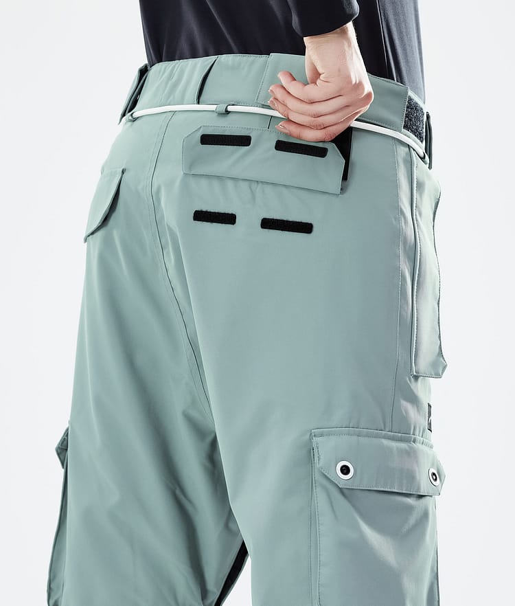 Dope Iconic W 21 Snowboardbyxa Dam Faded Green, Image 6 of 6