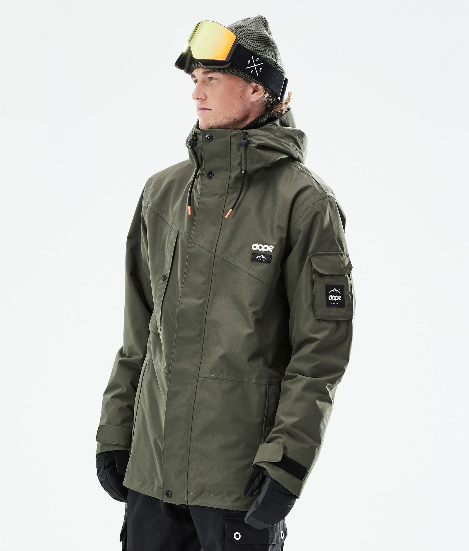 Dope Adept 2021 Skidjacka Herr Olive Green, Bild 1 av 11