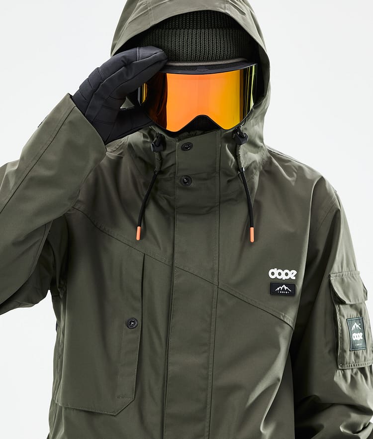 Dope Adept 2021 Skidjacka Herr Olive Green, Bild 2 av 11