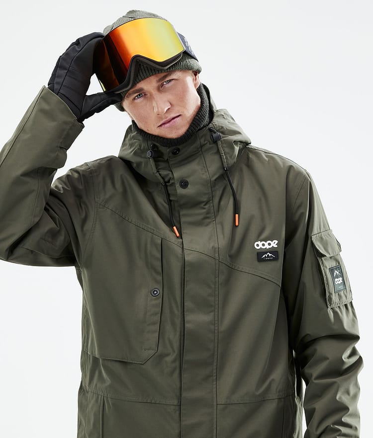 Dope Adept 2021 Skidjacka Herr Olive Green, Bild 3 av 11