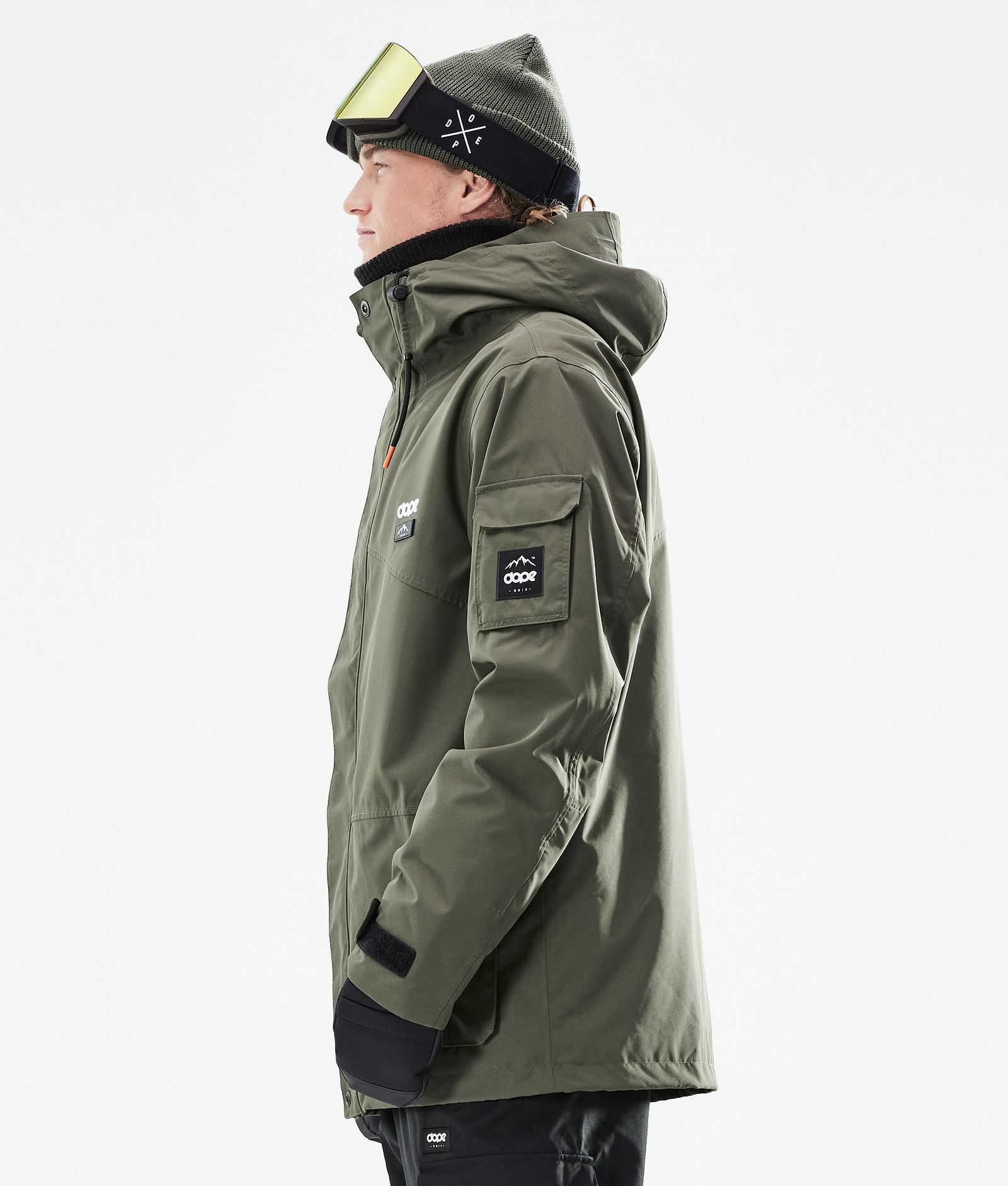 Dope Adept 2021 Skidjacka Herr Olive Green, Bild 7 av 11