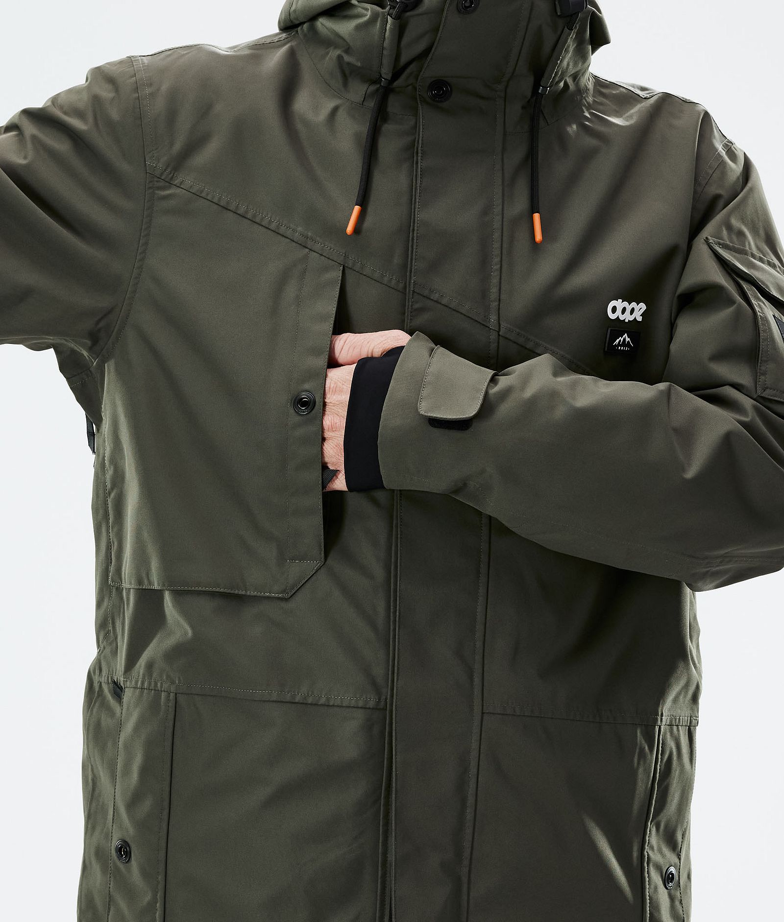 Dope Adept 2021 Skidjacka Herr Olive Green, Bild 10 av 11