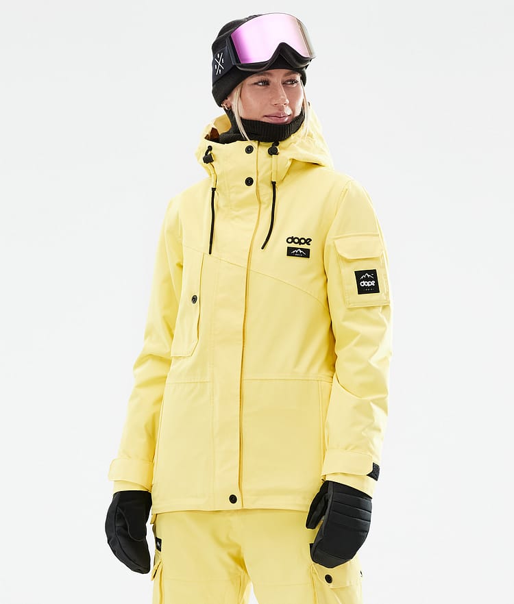 Dope Adept W 2021 Skidjacka Dam Faded Yellow, Bild 1 av 11