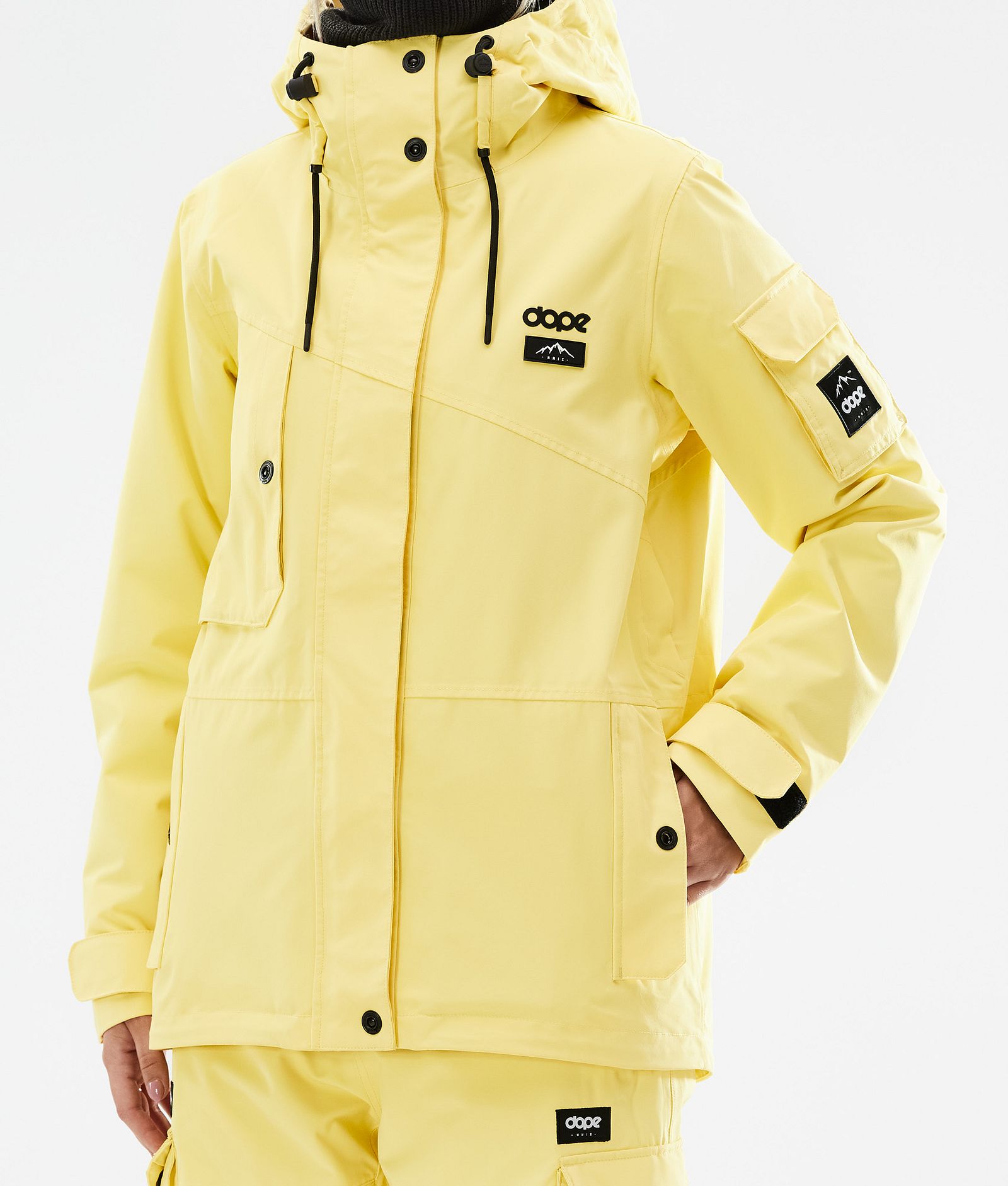 Dope Adept W 2021 Skidjacka Dam Faded Yellow, Bild 9 av 11