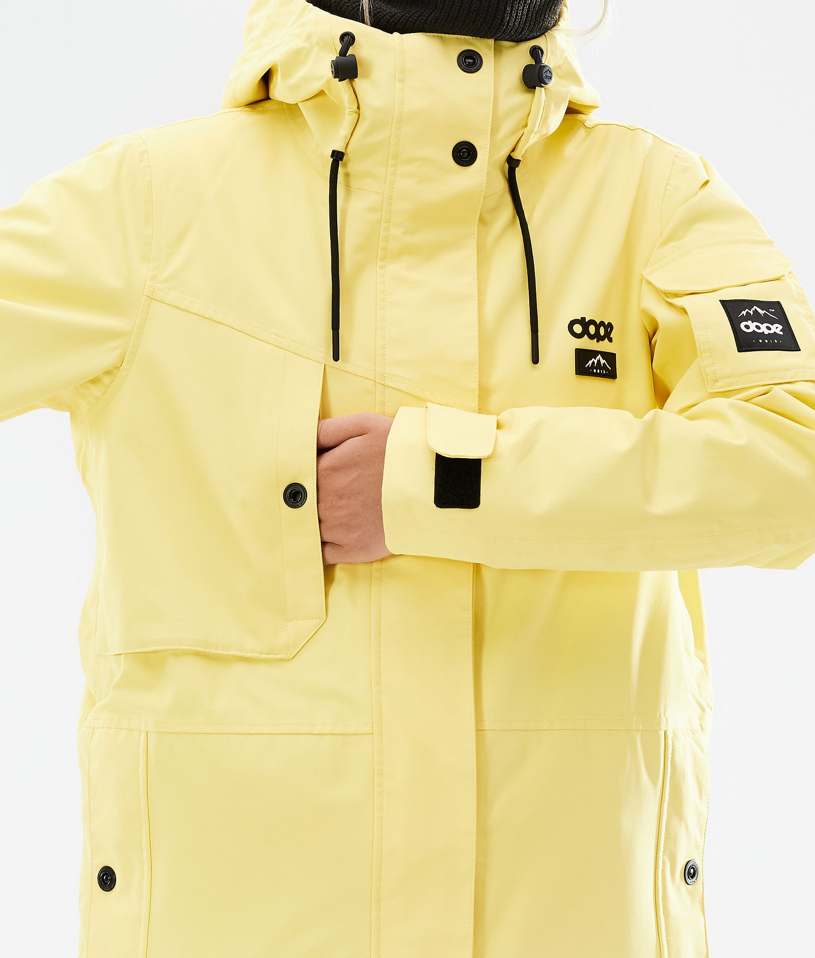 Dope Adept W 2021 Skidjacka Dam Faded Yellow, Bild 10 av 11