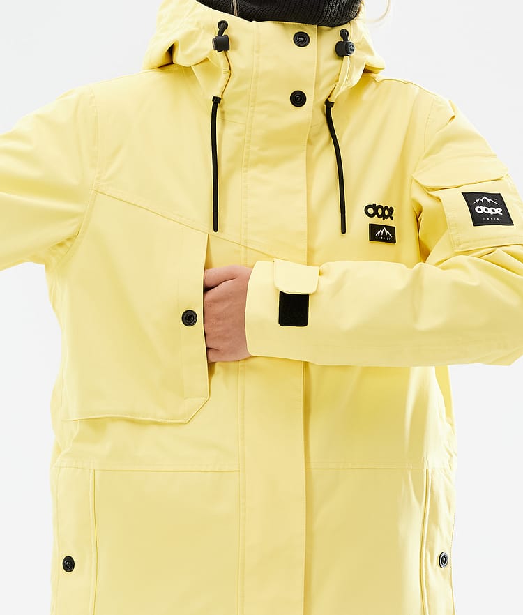 Dope Adept W 2021 Skidjacka Dam Faded Yellow, Bild 10 av 11