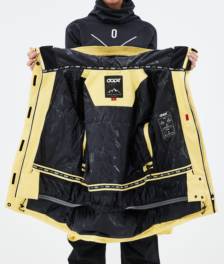 Dope Adept W 2021 Skidjacka Dam Faded Yellow, Bild 11 av 11