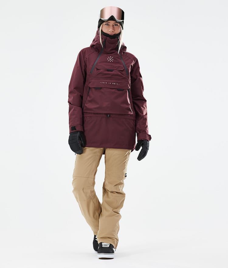 Dope Akin W 21 Snowboardjacka Dam Burgundy, Image 4 of 11