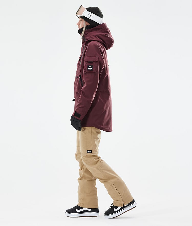 Dope Akin W 21 Snowboardjacka Dam Burgundy, Image 5 of 11