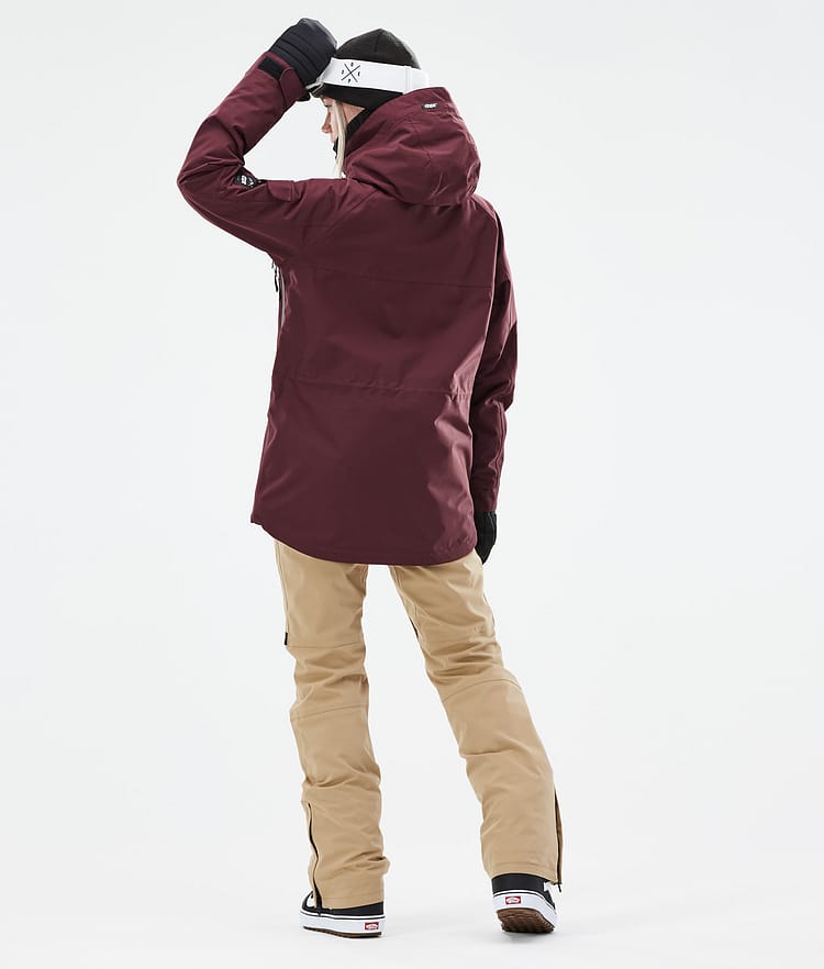 Dope Akin W 21 Snowboardjacka Dam Burgundy, Image 6 of 11