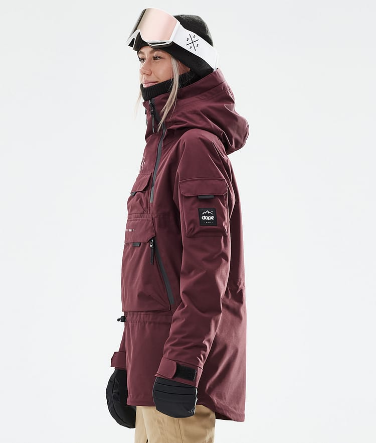 Dope Akin W 21 Snowboardjacka Dam Burgundy, Image 7 of 11